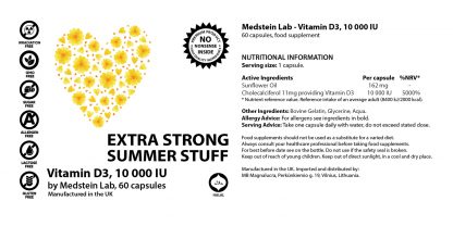 Vitamin D3 10000 by medstein lab